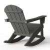 Outdoor Patio Rocking Adirondack Chair – Gray